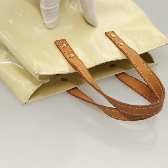 LOUIS VUITTON Monogram Vernis Reade PM Hand Bag Perle M91336 - Picture 6 of 12